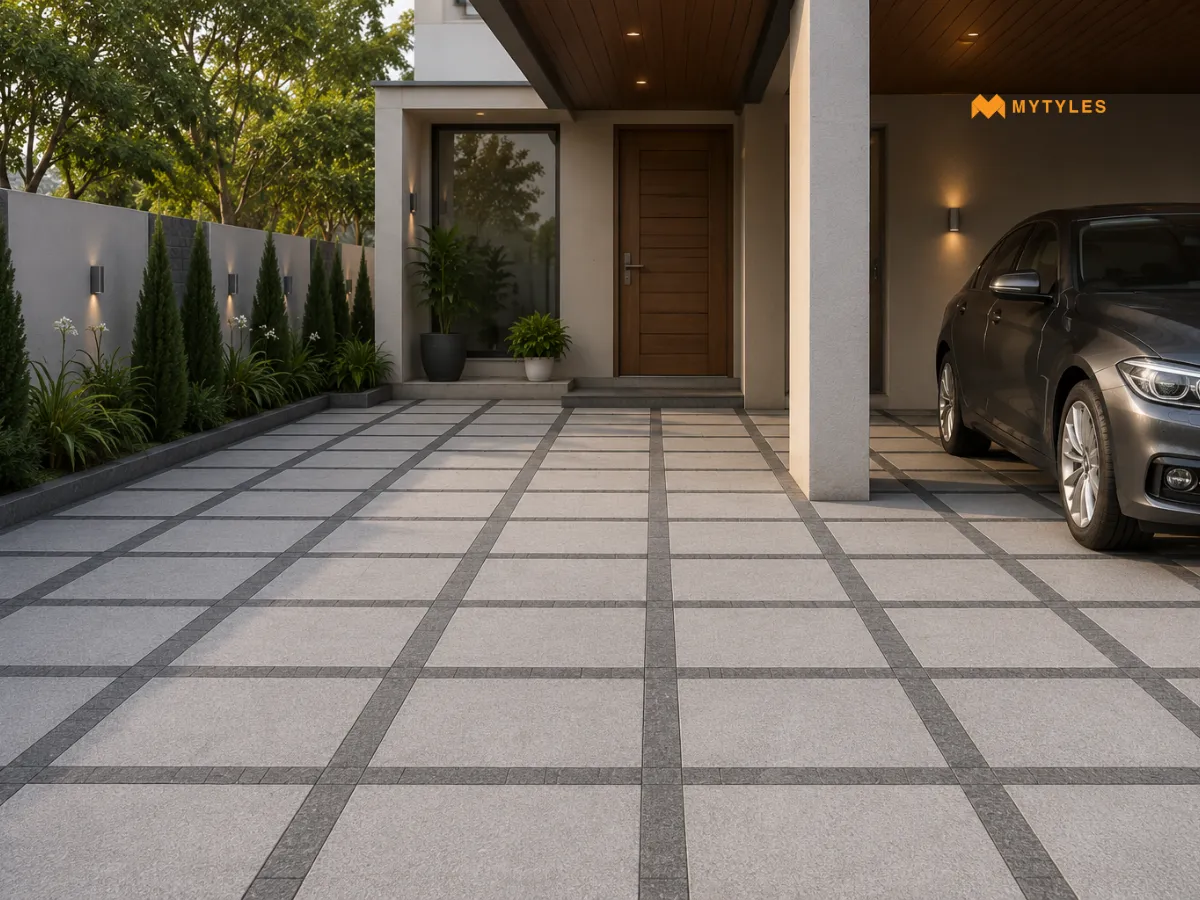Grid Parking Tile Pattern